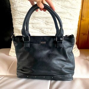 VANS Black Leather Purse